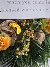 Load image into Gallery viewer, Blessed Bee Welcome Wreath
