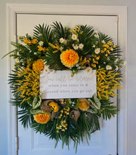 Load image into Gallery viewer, Blessed Bee Welcome Wreath