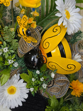 Load image into Gallery viewer, Bee Happy Door Swag
